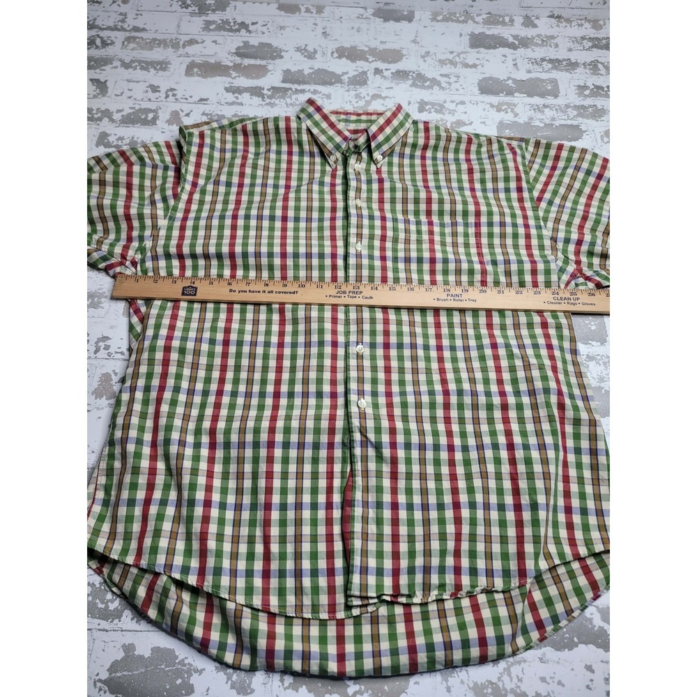 Gitman Vintage Short Sleeve Button Up Plaid Shirt Men's XL - Picture 3 of 7
